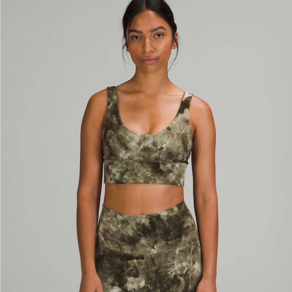 LULULEMON DIAMOND DYE ALIGN BRA size 8